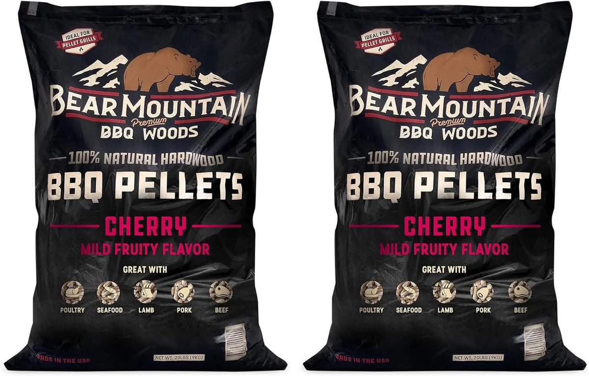 20 Pounds 2 Pack Cherry BBQ Smoker Pellets O414778