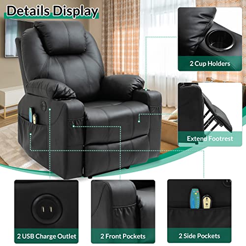 Grey Fabric Power Lift Electric Recliner Chair with Cup Holders G3388