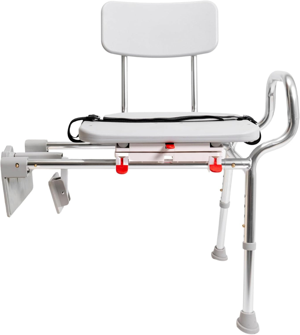 Tub-Mount Swivel Transfer Bench, Weight Capacity 350 LBs U5283