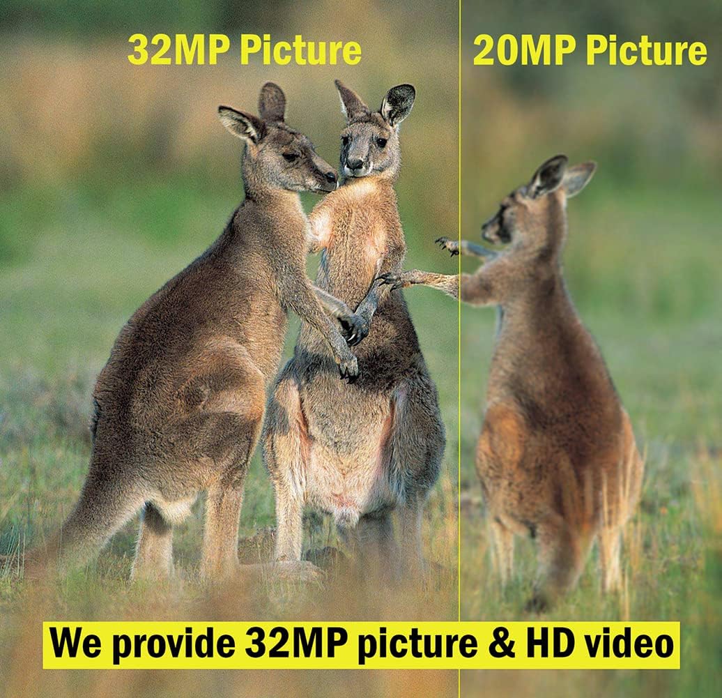 32MP 1296P WiFi Trail Camera with Night Vision Motion Activated Waterproof IP66 N2289