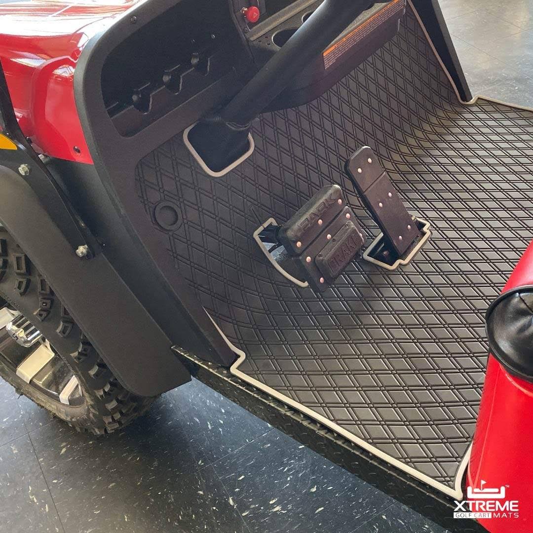 Grey Golf Cart Floor Mats Y365