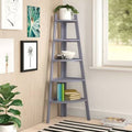 Gray Corner Bookcase J9813