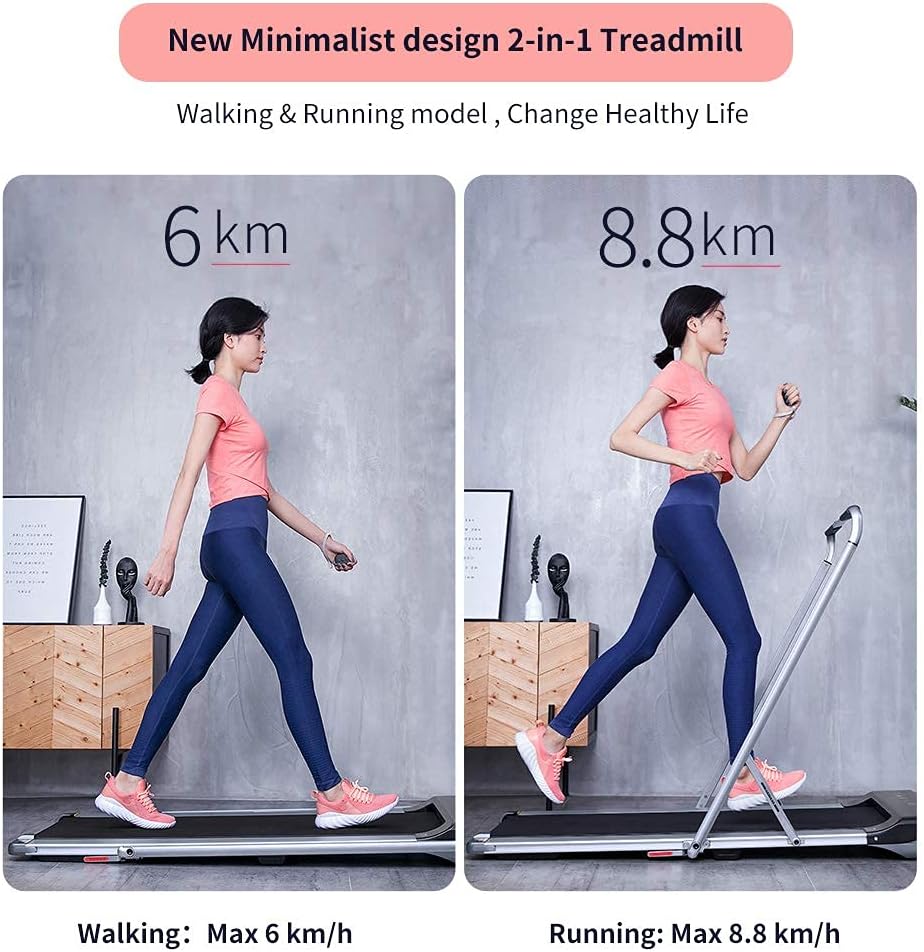 2-in-1 Folding Treadmill with Smart Remote X695