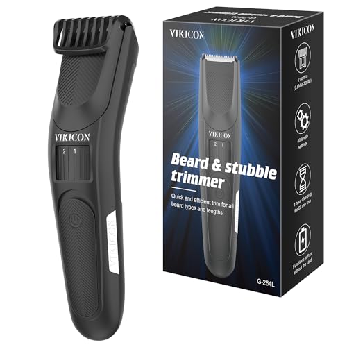 Men's Cordless Beard Trimmer with Stainless Blade A484534