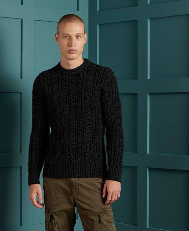 Black Crew Neck Jumper S359