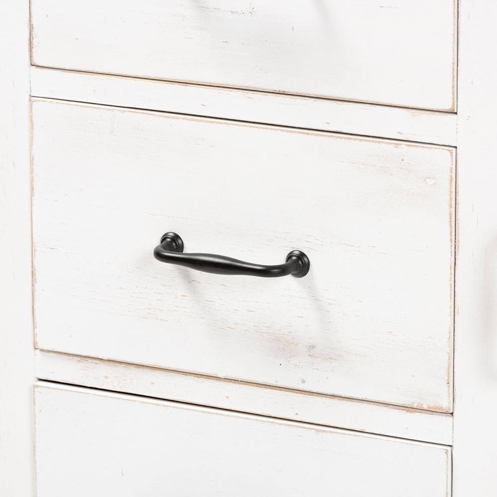 White Oak Brown 3-Drawer Wood Storage Cabinet S32388