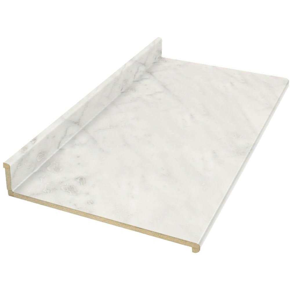 25.25-in x 3.75-in Straight Laminate Countertop with Integrated Backsplash I897643