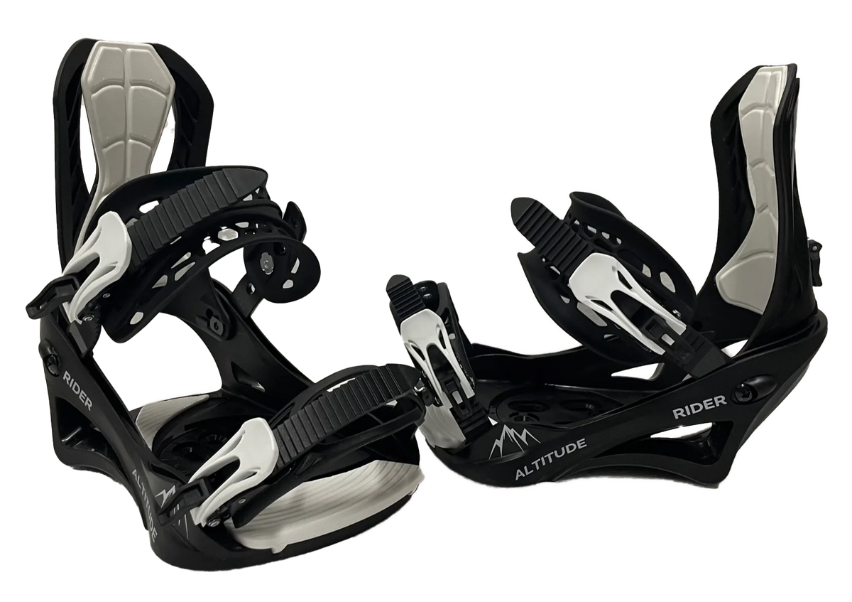 Black Snowboard Bindings L/XL J965501