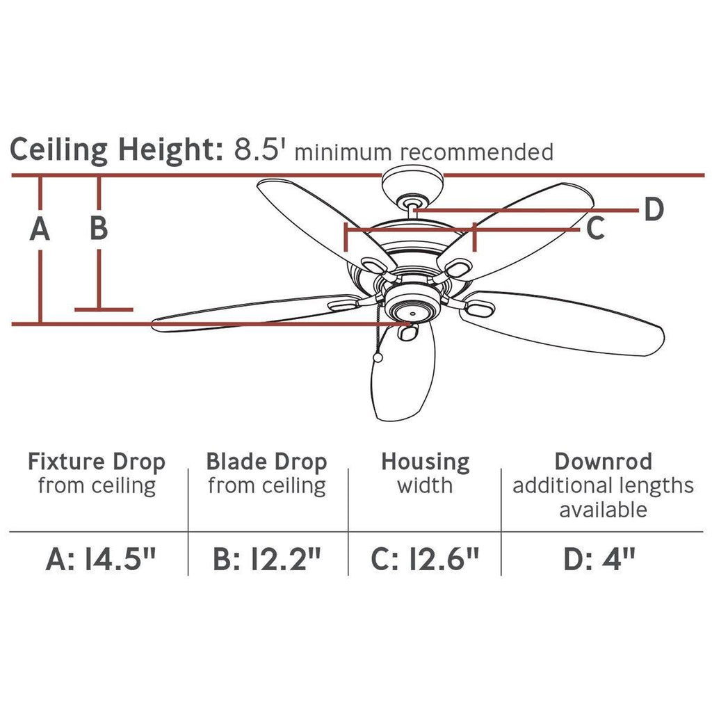 52x22 Ceiling Fan H50934