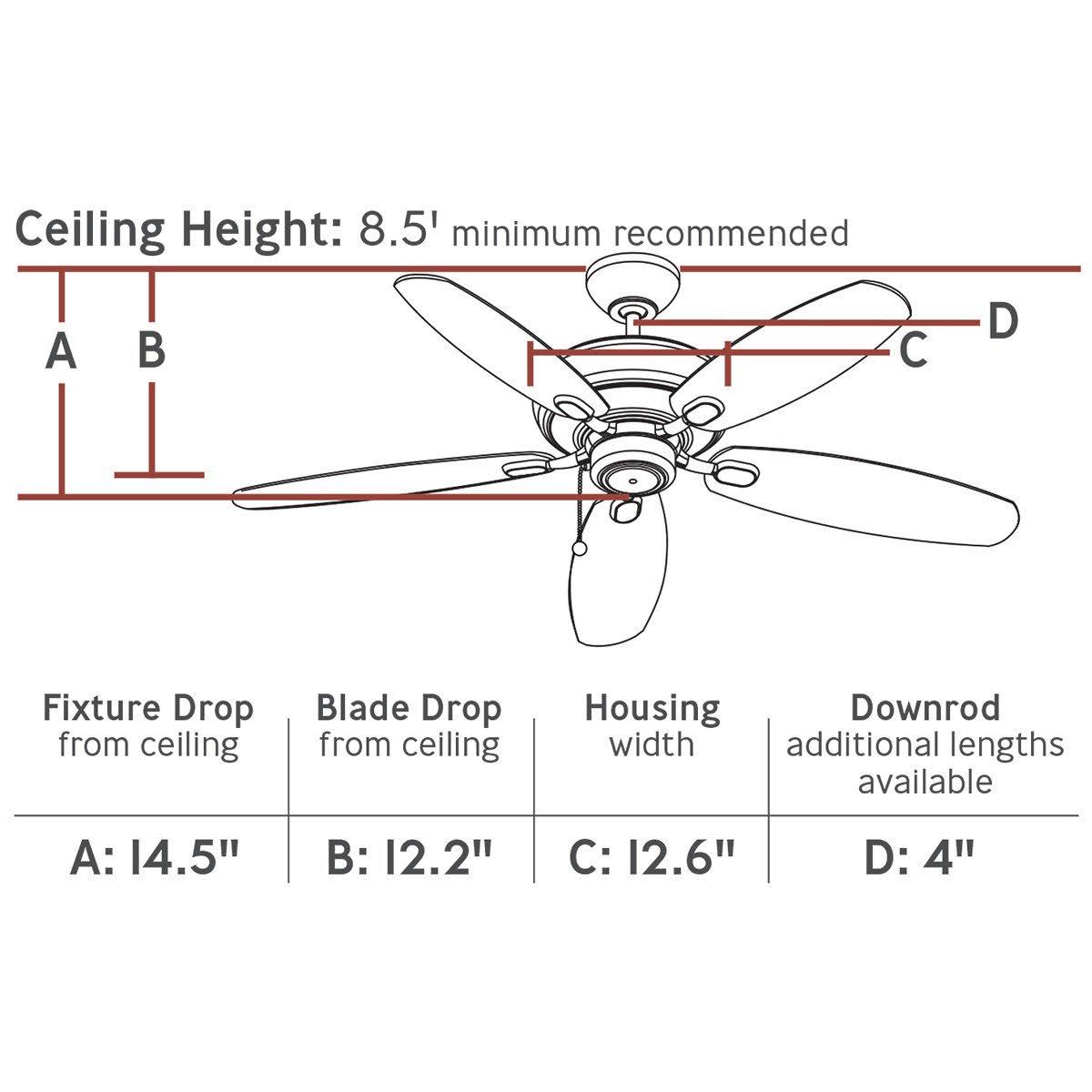 52x22 Ceiling Fan H50934