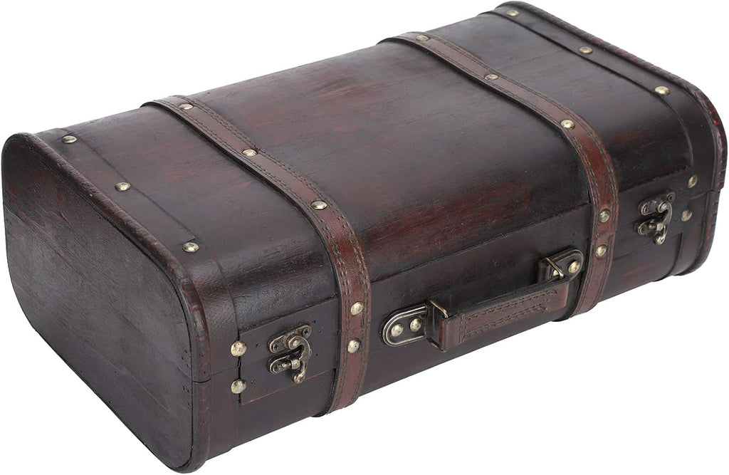 Antique Wooden Suitcase M6347