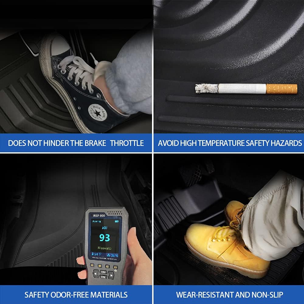 Black TPE Car Floor Mats Full Set C27683