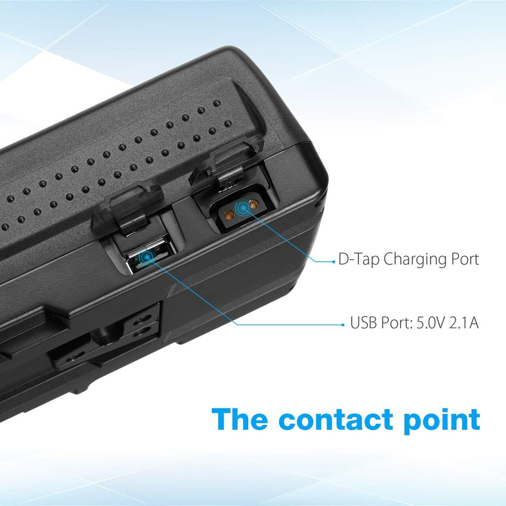 190Wh V Mount Battery with D-Tap Cable and Charger U782