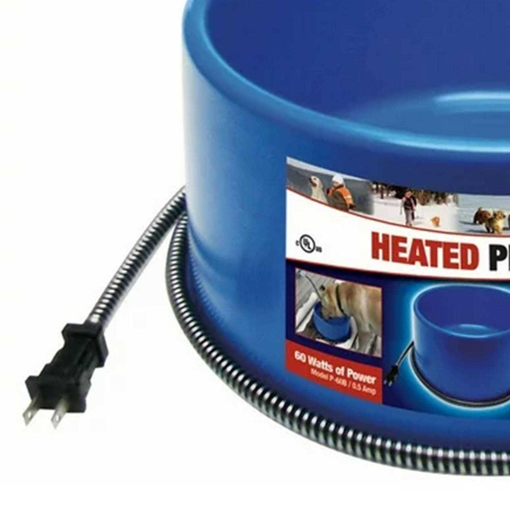 6 Qt. Round Heated Plastic Pet Bowl X13934