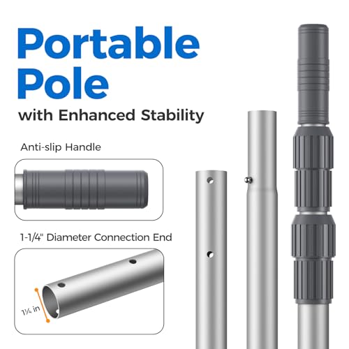 Aluminum Telescopic Swimming Pool Pole Q4460