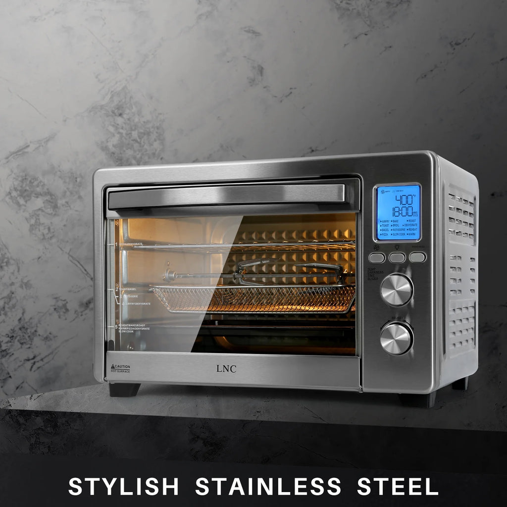 12-in-1 Countertop Oven with Speedy Convection, 34 QT Capacity, 1750W, Stainless Steel - Gray D59614