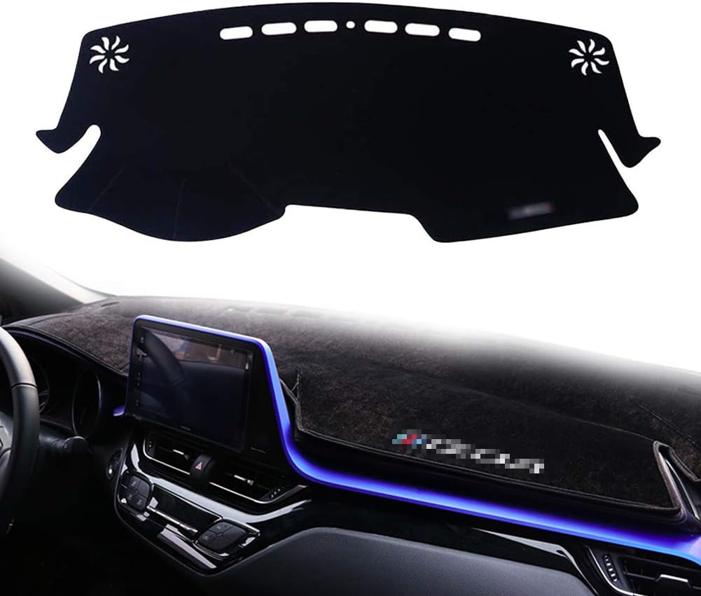 Black Center Console Cover Dash Mat Protector Carpet J826