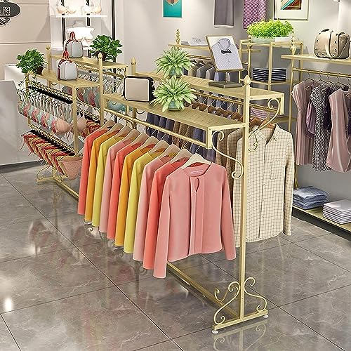 Gold Floor-standing Clothing Rack (47.2"/120cm) L9426