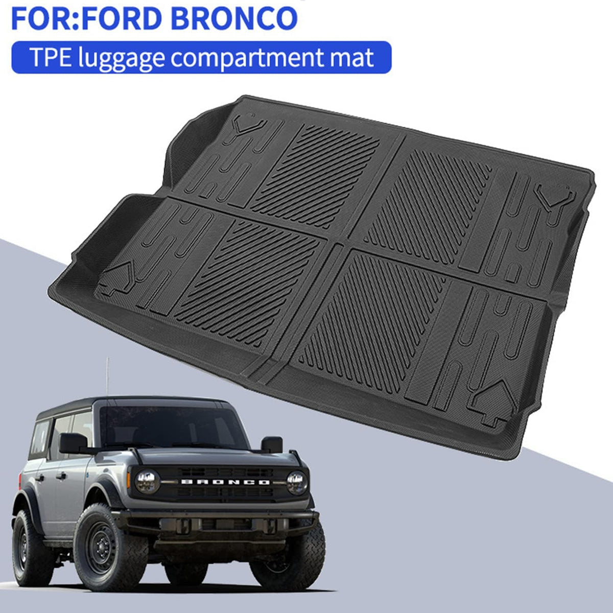 Cargo Mat Cargo Liner TPE Material All-Weather Trunk Liner Trunk Mat A139