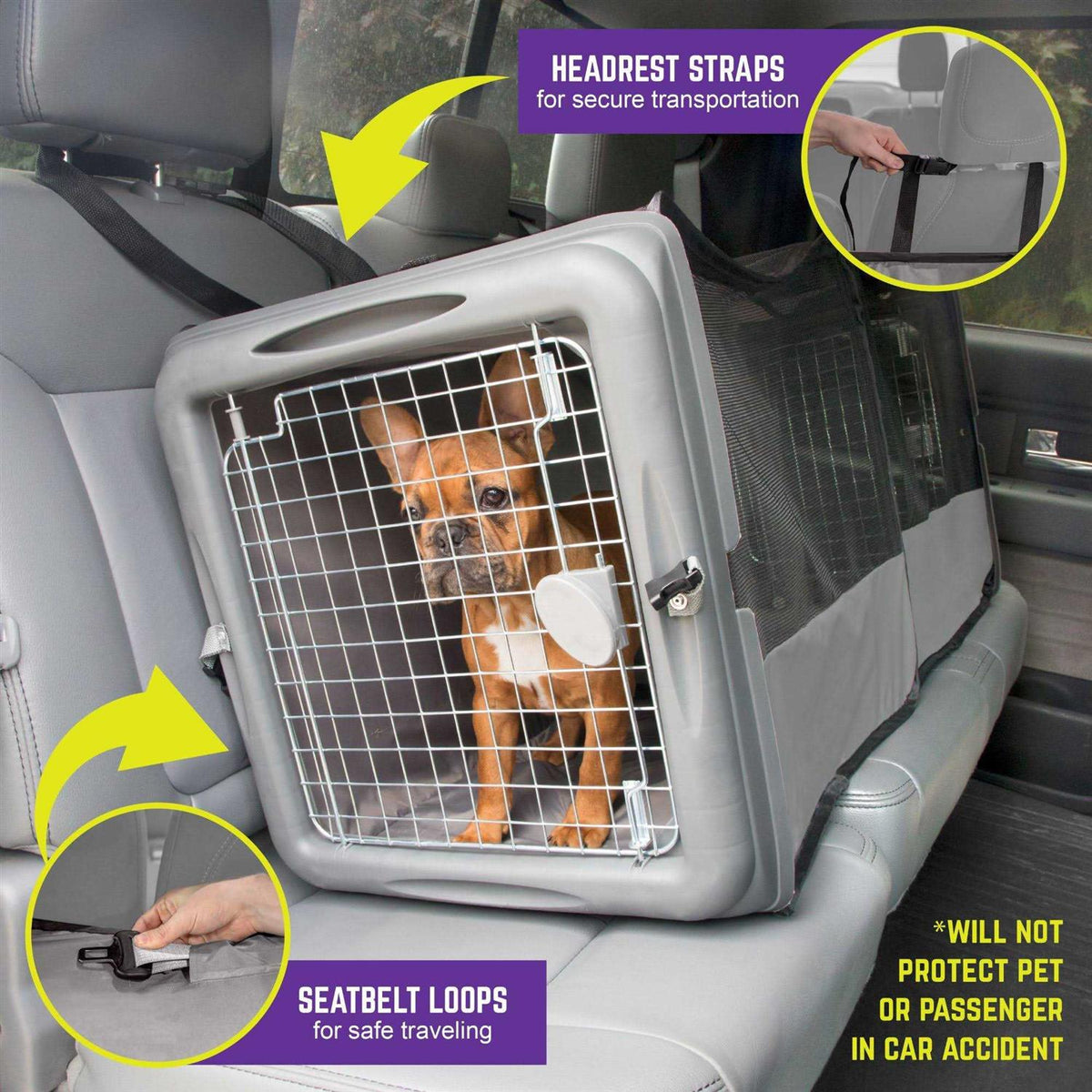 Dog & Cat Car Seat Crate G755674