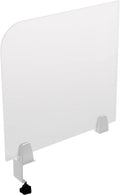 Frosted Acrylic Desk Privacy Panels, 17'' W x 18'' H Z2943