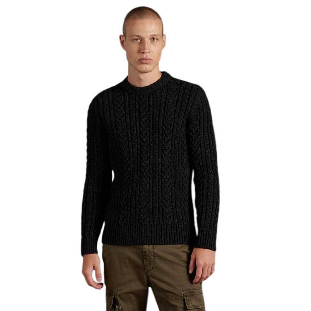 Black Crew Neck Jumper S359