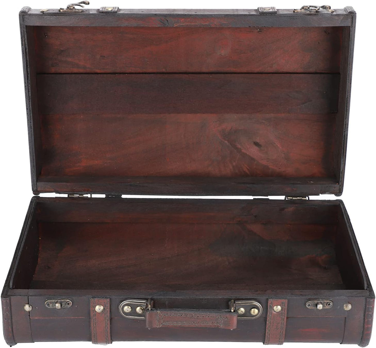 Antique Wooden Suitcase M6347