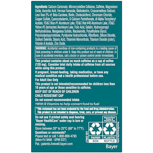 One A Day Women’s Active Metabolism Multivitamin, 50 Count W50670
