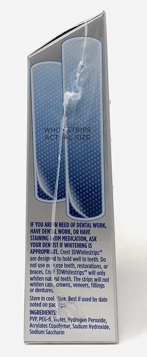 Teeth Whitening Strips, 7 Treatments, 14 Count O34387