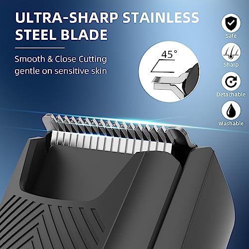 Men's Cordless Beard Trimmer with Stainless Blade A484534