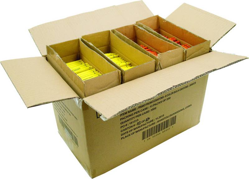 6 Asst Colors Crayons S67521