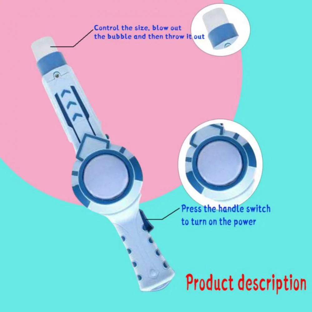 Blue Bubble Wand with Gloves D7429