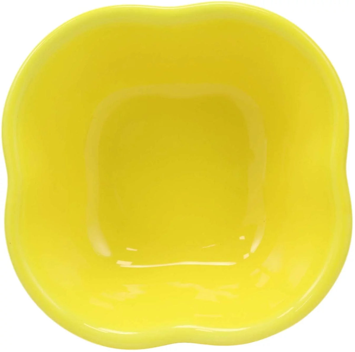 Ceramic Yellow Bell Pepper Bowl Condiments Container Set of 2 C282373