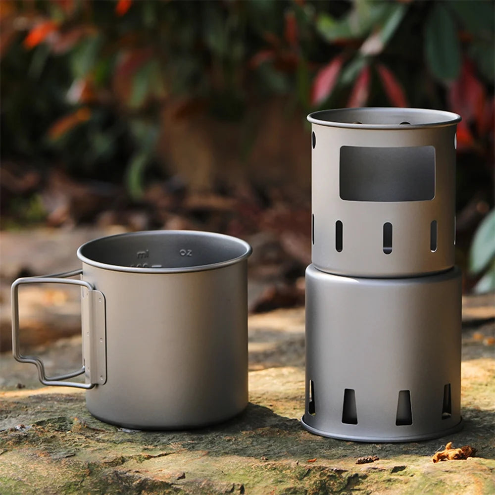 Portable Wood Burning Stove for Camping X733041