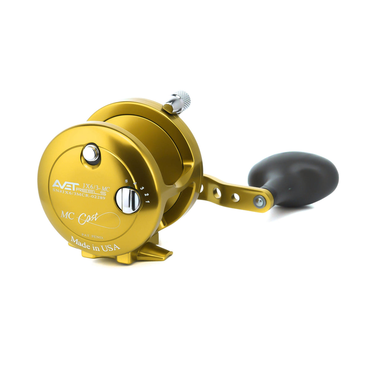 Gold 2-Speed Lever Drag Casting Reels E348549