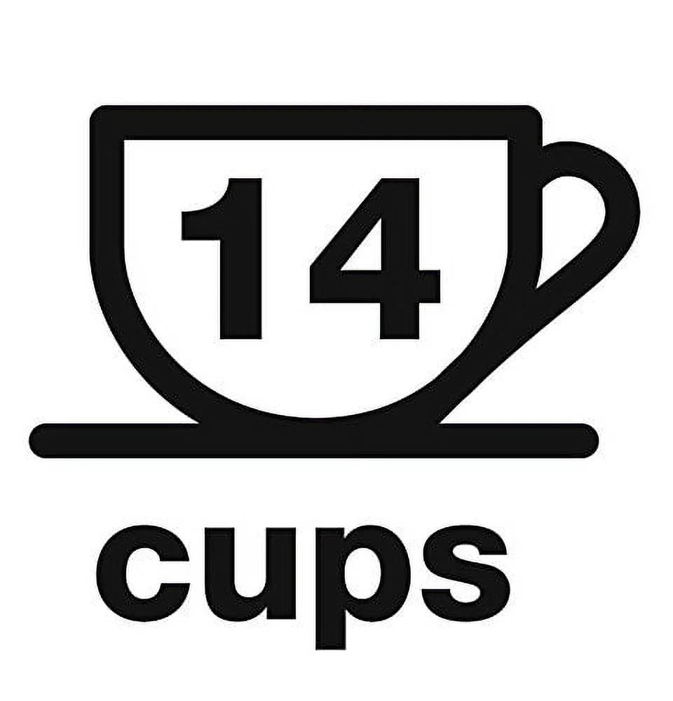 Black 14-Cup Programmable Coffee Maker V9717