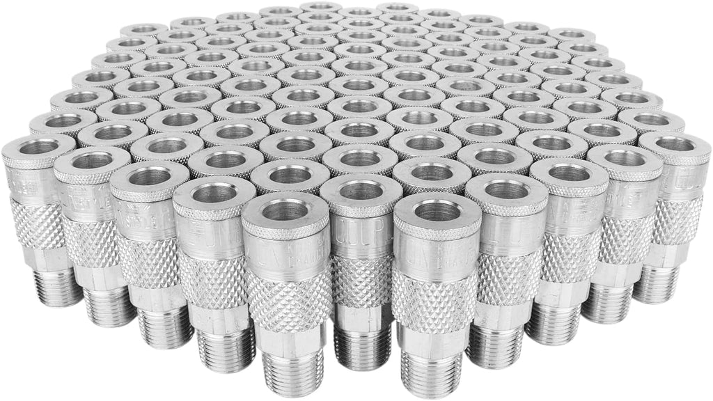 3/8" MNPT Quick-Connect Steel Coupler, Box of 100 M5979