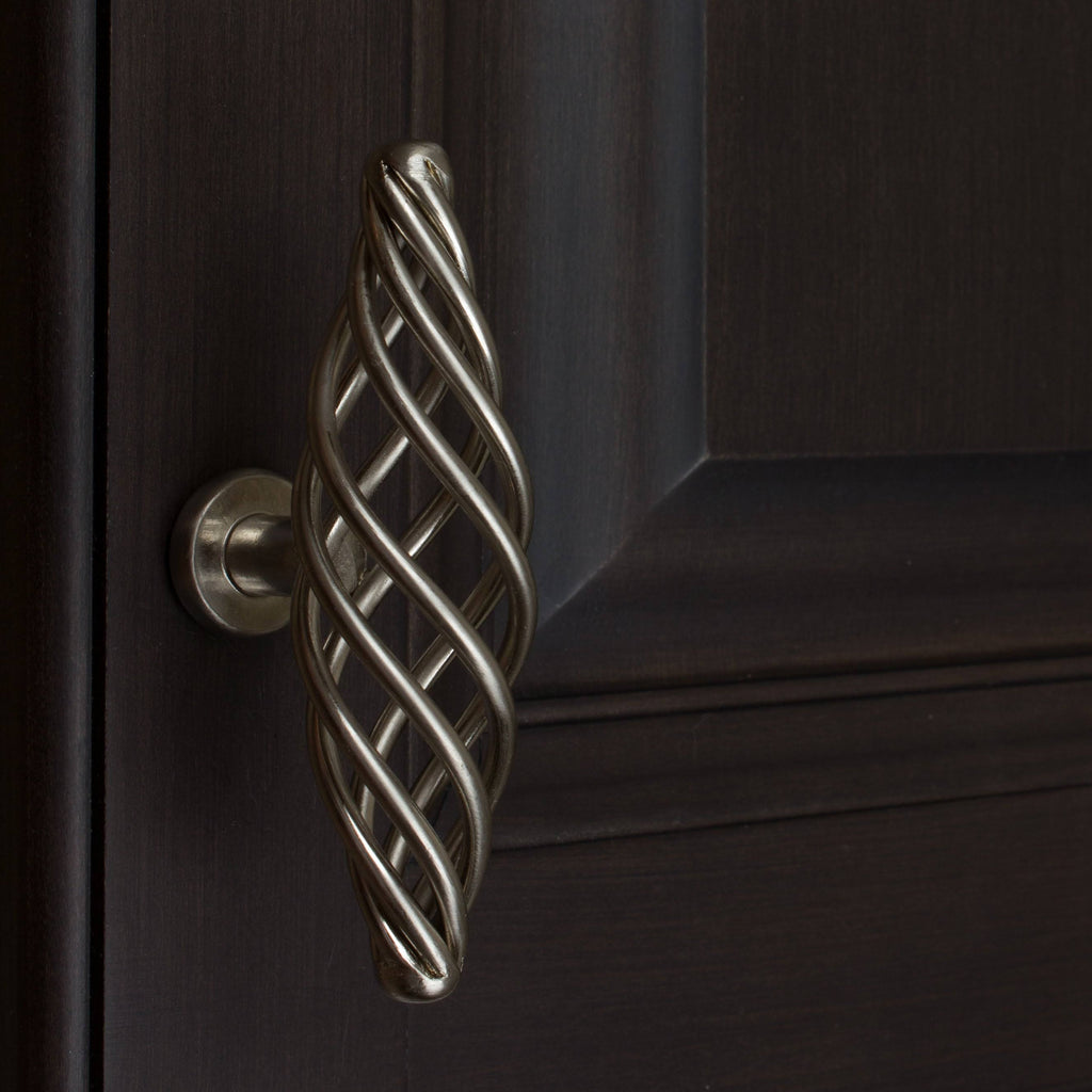 Satin Nickel Oversized Birdcage Cabinet T-Knobs Pack of 25 T715817