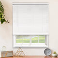 Cordless 1-Inch Vinyl Mini Blinds Gloss White 70"W X 48"H X2793