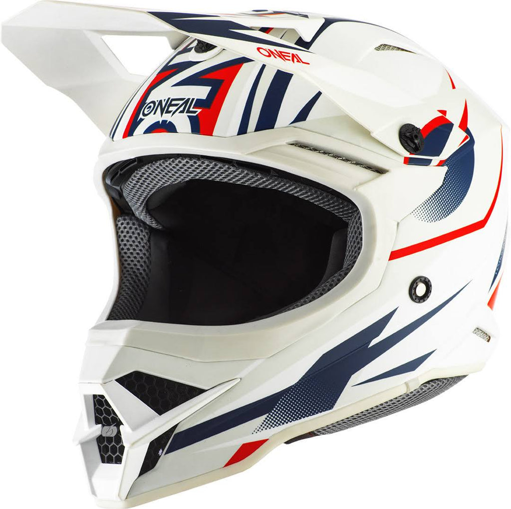 White/Blue XS Cross Helmet D252302