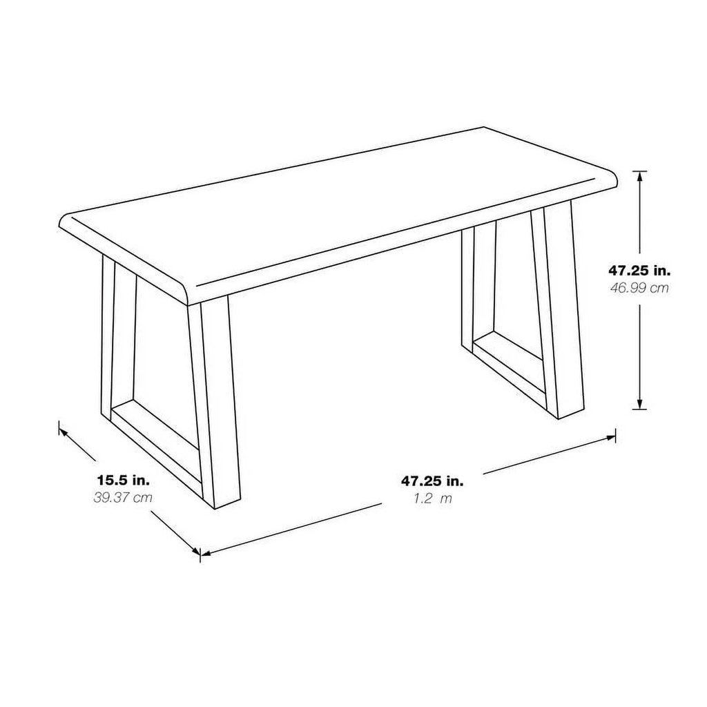 Charcoal Finish Bench W340880