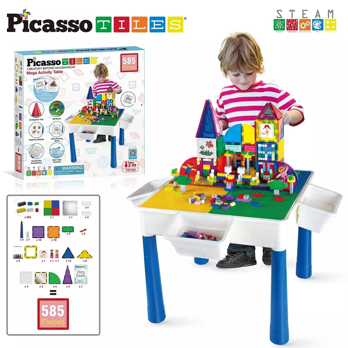 585 Piece Activity Table Set C8648