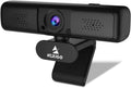 2K 4MP Zoomable Webcam with Privacy Cover & Dual Microphone, 3X Digital Zoom, 95-Degree Viewing, Quad HD USB Camera, Pack of 2 B74797
