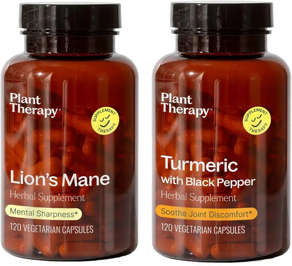 Lion's Mane & Turmeric with Black Pepper Capsules Q531
