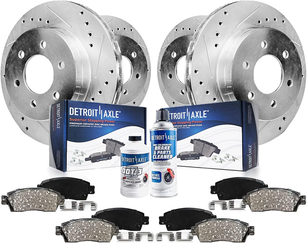 Single Piston Rear Caliper 305mm FRONT & 325mm REAR Rotor Brake Pad K332644