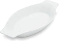 White Porcelain Oval Gratin Dish N671246
