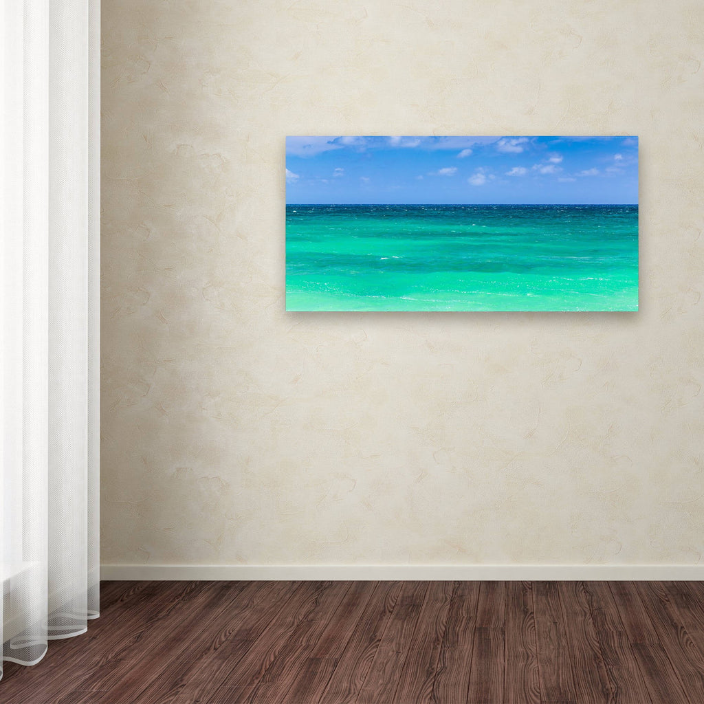 Green Hawaiian Sea Canvas Art B3750