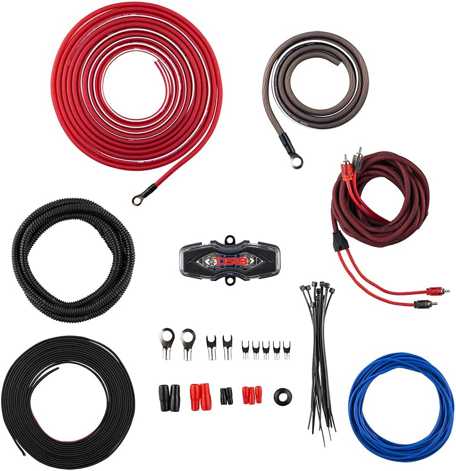 0 Gauge Amp Kit Amplifier Install Wiring Cables N880