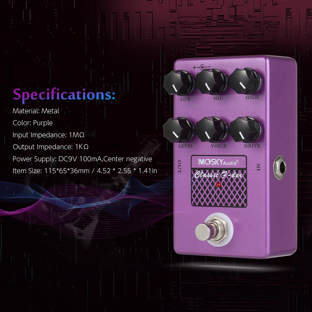 Speaker Simulator Guitar Effect Pedal J356