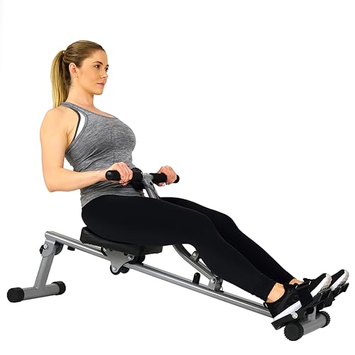 Compact Adjustable Rowing Machine with 12 Levels of Resistance Z46817